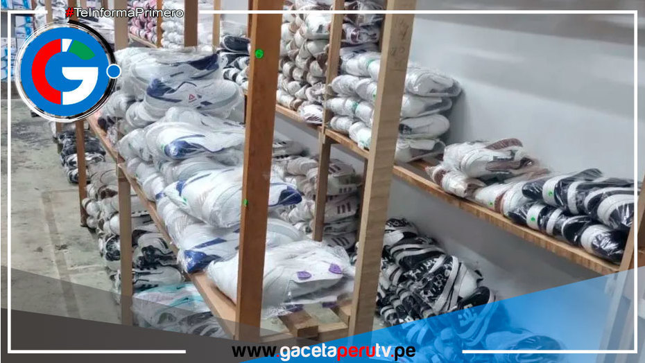 Incautación millonaria en La Victoria: Policía Fiscal desmantela red de falsificación de zapatillas de marcas reconocidas