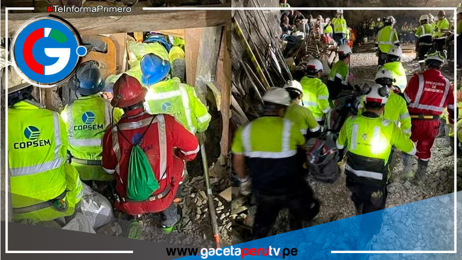 Wilder Alarcón Ramos Recuperado con Vida Después de Permanecer Atrapado en Socavón de la Mina Cobriza