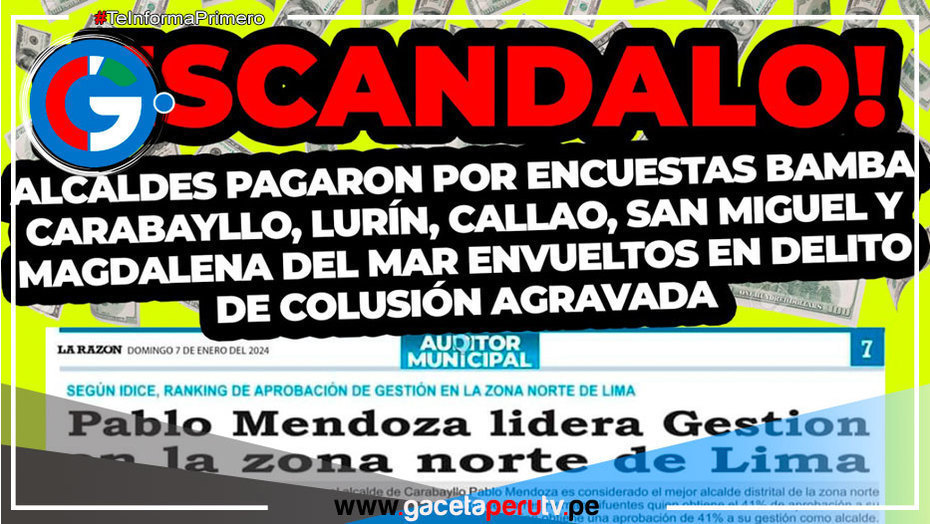IDICI y La Razón: Proveedor cuestionado y diario envuelven a Carabayllo, Lurín, Callao, San Miguel y Magdalena del Mar en controversia
