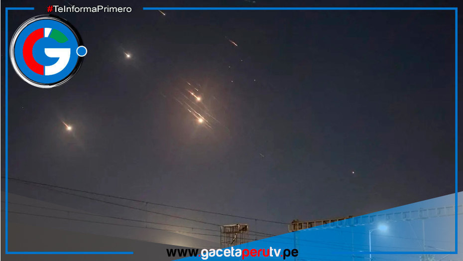 Irán ataca a Israel con misiles