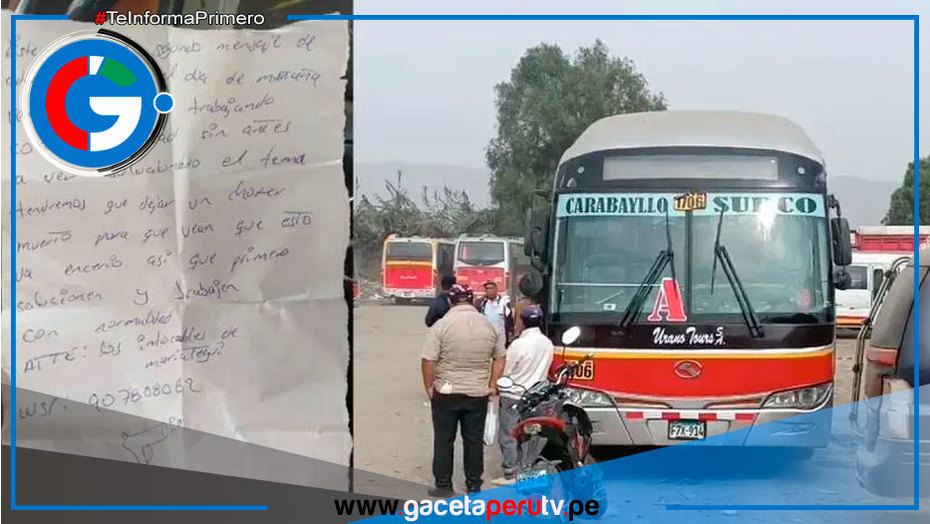 Empresa de transporte atacada paraliza labores por temor a extorsiones