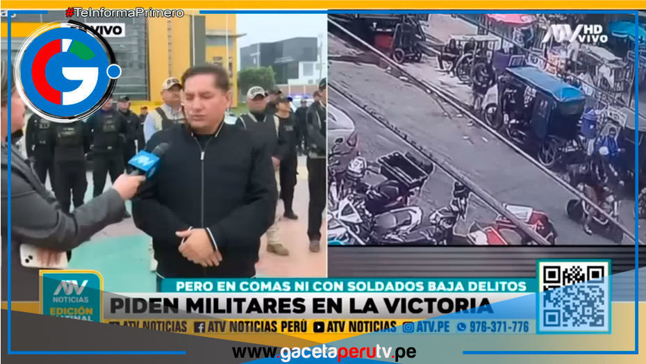 Alcalde de Comas rechaza efectividad del Estado de Emergencia