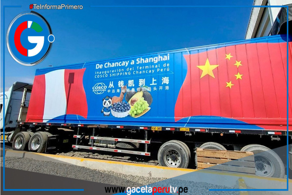 Puerto de Chancay: Perú concreta primer envío a Shanghái.