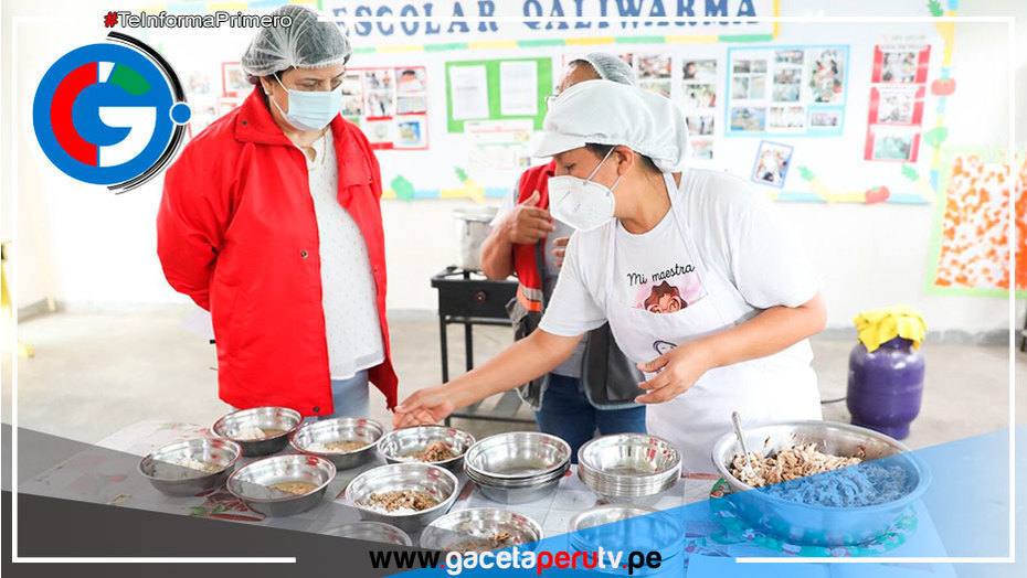 Supervisan servicio alimentario escolar en colegios de Los Olivos y Comas 