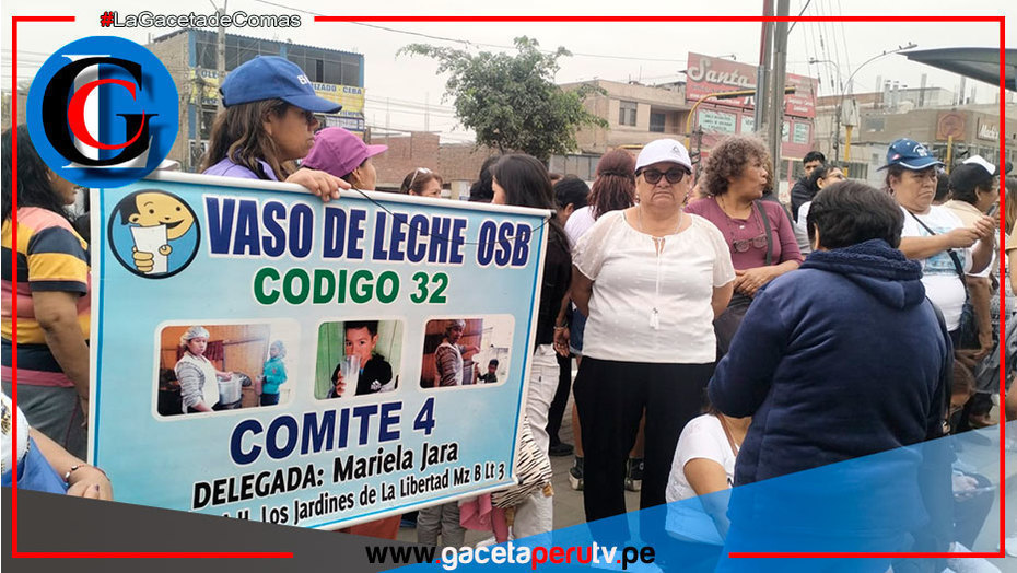 Madres exigen justicia por local del Vaso de Leche en Comas