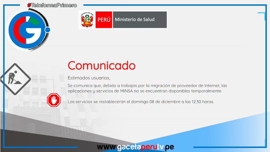 Suspenden plataforma de Sinadef y salas situacionales del Minsa tras críticas del ministro del Interior