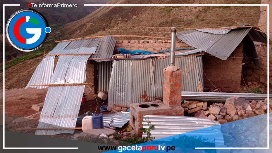 Fuertes Vientos Dejan a Más de 10 Familias en Desamparo en el Anexo de Piraucho, Uñón