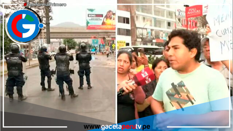 SJL: Comerciantes posesionados por más de 15 Años en avenida son desalojados por la PNP