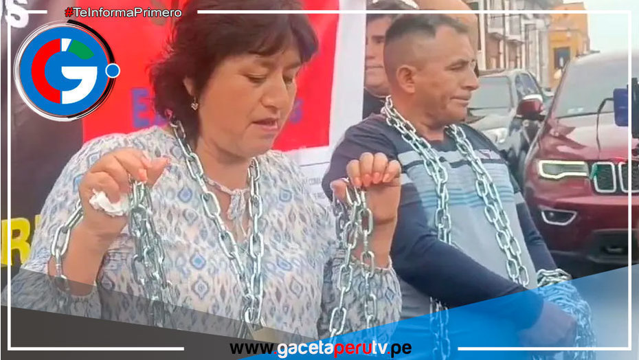 María Castillo Valverde, Alcaldesa de Marmot, Protesta en Trujillo por Amenazas de Extorsionadores
