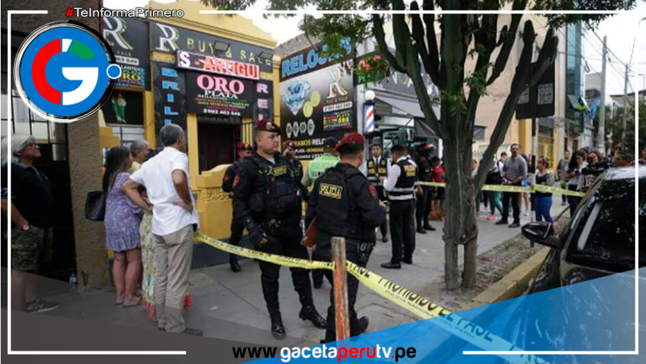 Joyero es asesinado a sangre fría por presuntos sicarios en su propio negocio