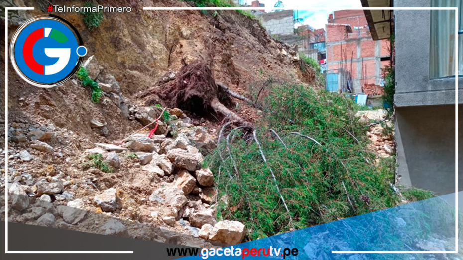 Puno: Lluvias y granizo causan estragos en viviendas y desencadenan deslizamiento de tierra