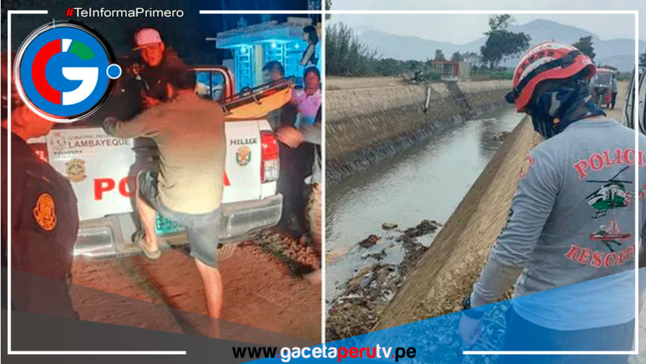 Tragedia en Lambayeque: Niño de 1 año muere tras caer a un canal de regadío