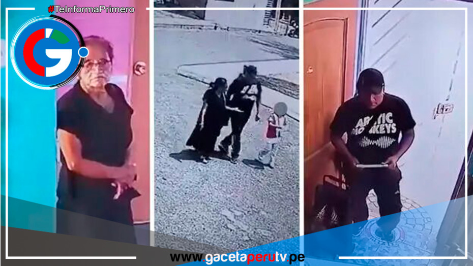 Pareja de delincuentes utiliza a niña para robar en colegio