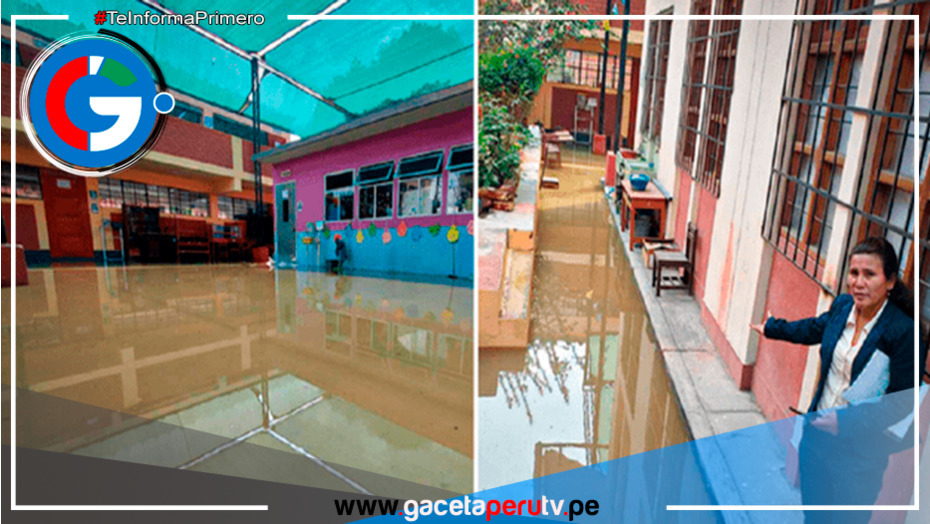 ¡Alerta en Arequipa! Colegio inundado con aguas residuales a pocos días del inicio de clases.