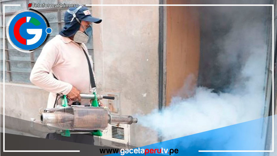 Fumigan 1,414 viviendas de Lima centro 