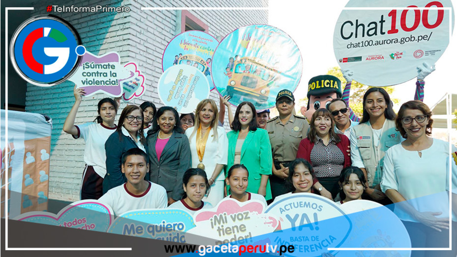 Ministra de la Mujer lanza campaña contra la violencia sexual infantil