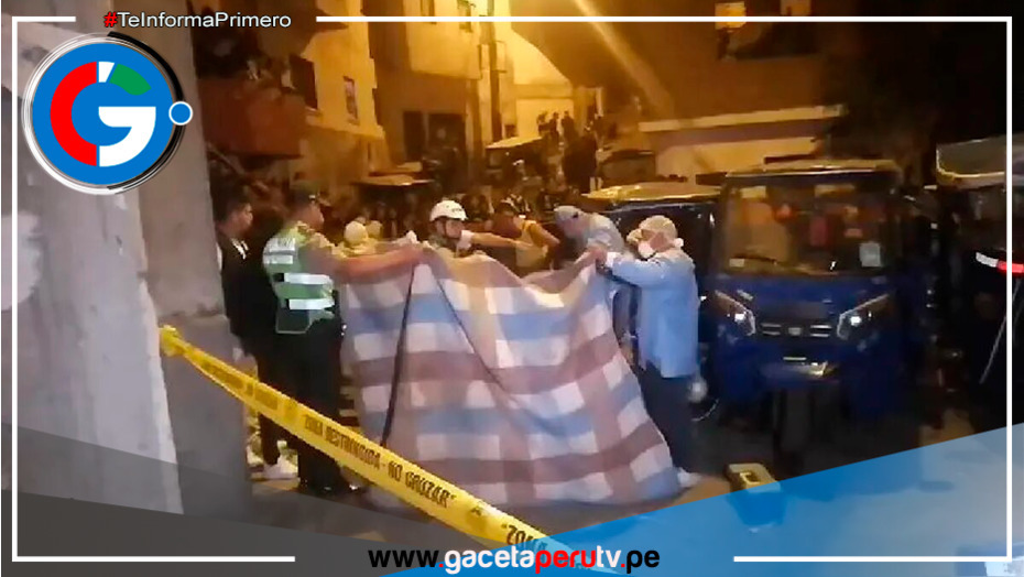 Sicarios acribillan a mototaxista en el cerro San Cosme