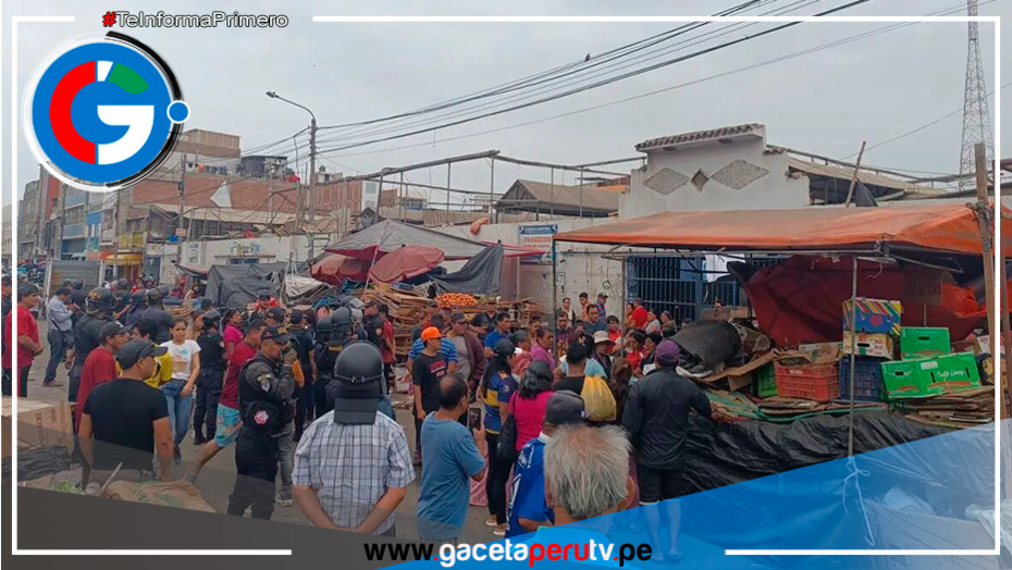 Cierre del exmercado Mayorista genera enfrentamientos en Trujillo 