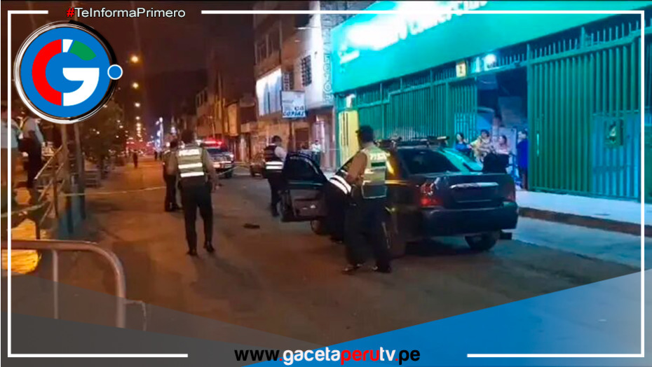 Policía resultó herido tras enfrentarse con delincuentes que le robaron S/ 60,000