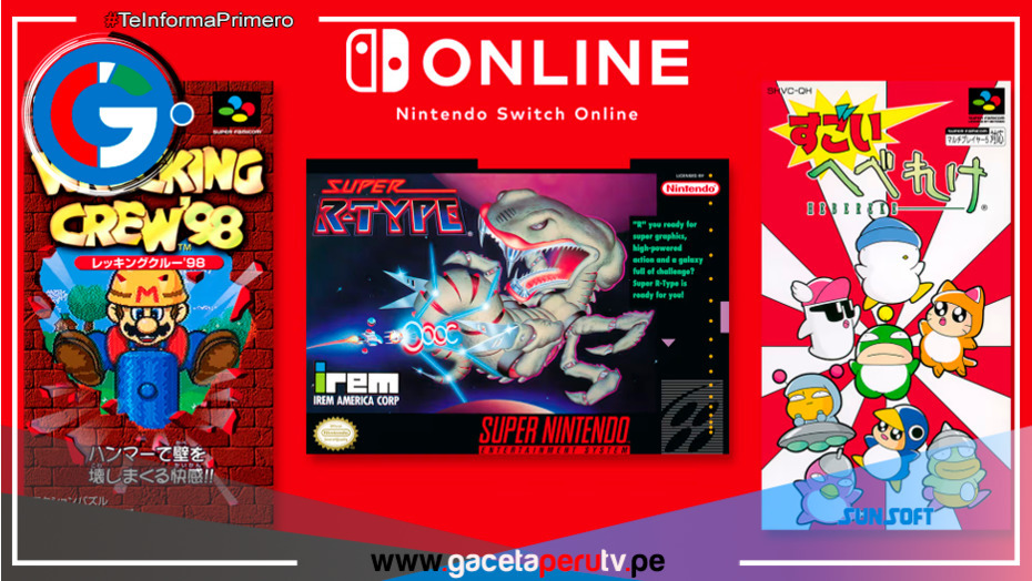 Nintendo Switch Online se expande con tres clásicos de SNES