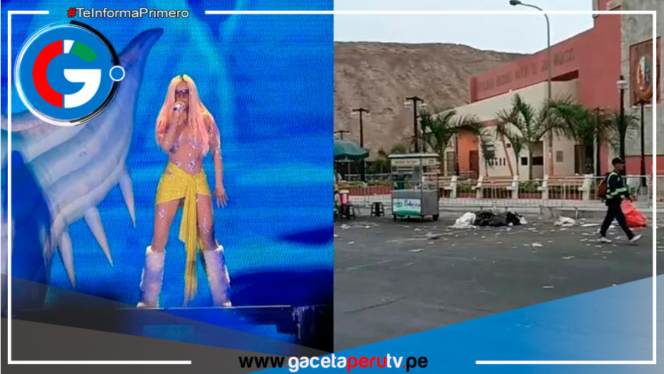 Concierto de Karol G deja calles del Cercado de Lima acumuladas de basura 