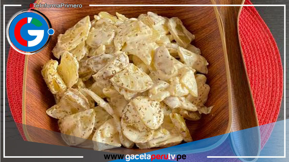 Prepara esta fácil ensalada de papa