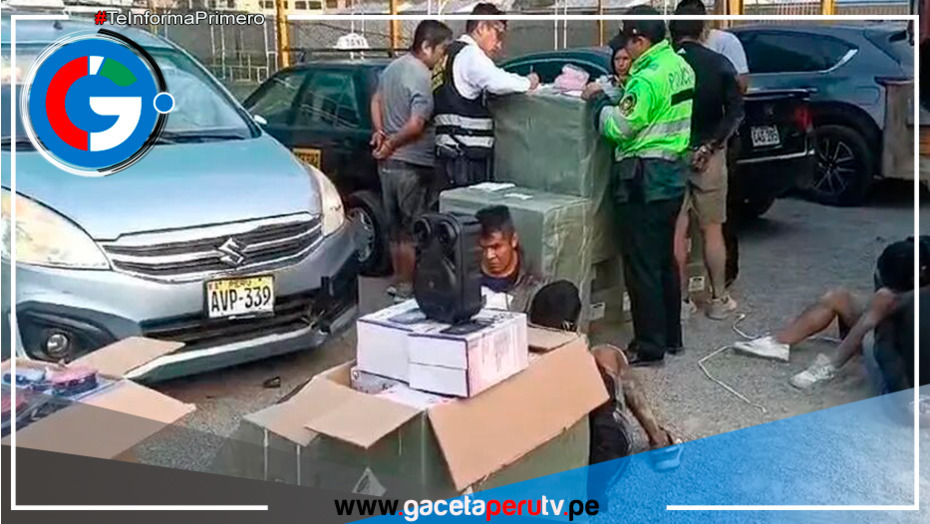 Policía captura a asaltantes de camión y recupera mercadería valorizada en $80 mil dólares