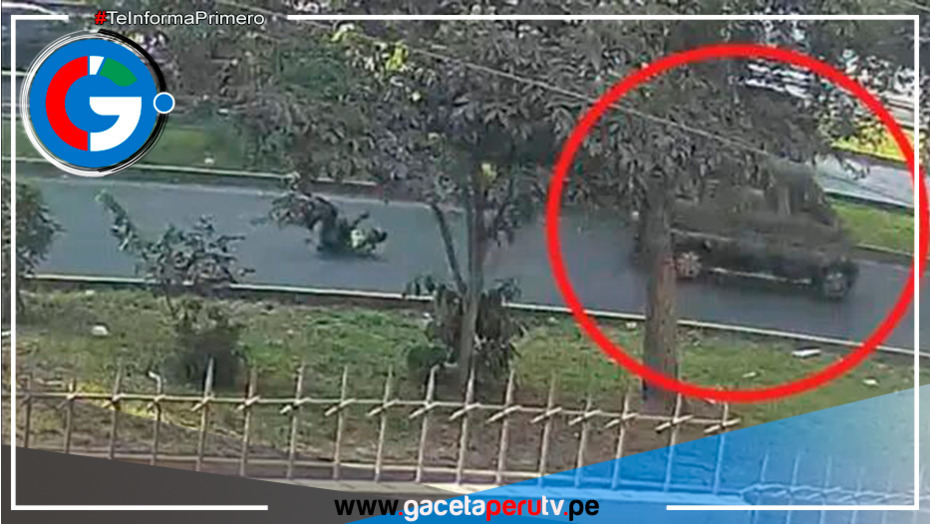 Conductor embistió a un policía para evitar intervención