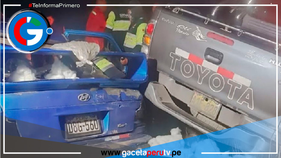 Carretera Central: Tres personas pierden la vida en choque frontal entre La Oroya - Pasco