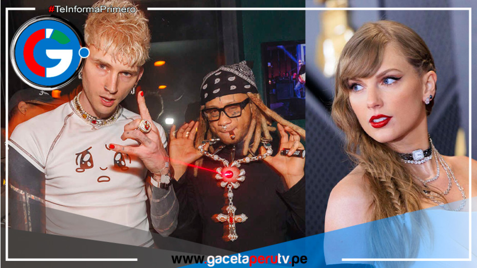 Machine Gun Kelly evita críticas a Taylor Swift en desafío de Hot Ones Versus junto con Trippie Redd