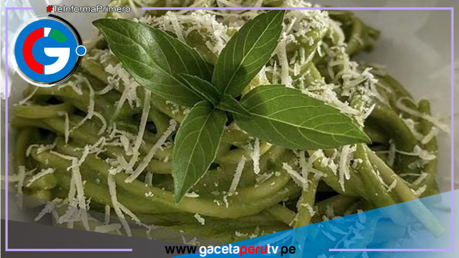 Anímate a preparar estos ricos tallarines verdes