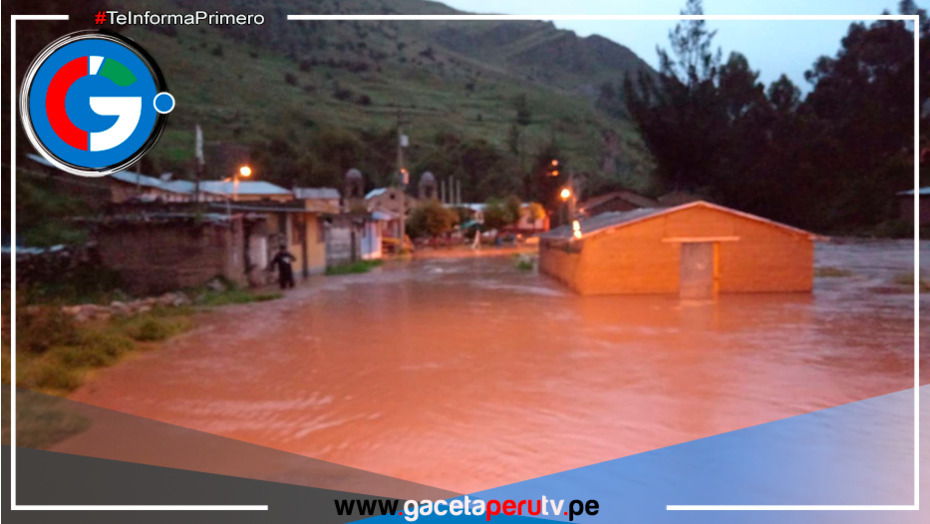 Huancavelica: Fuertes lluvias dejan 40 viviendas afectadas en Paucará y Manta