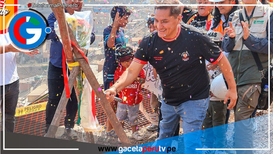 Alcalde Ulises Villegas insta a la comunidad a exigir la reconstrucción total de la Av. Belaúnde