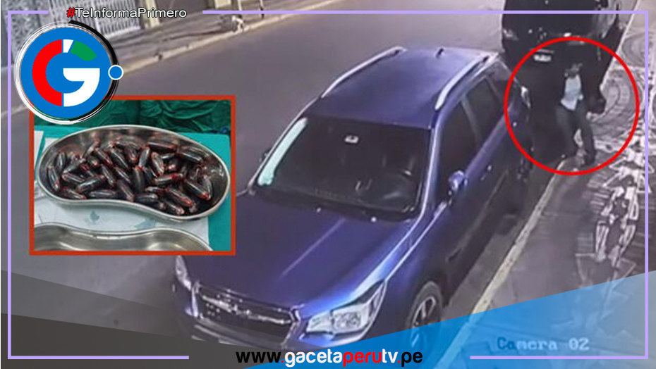 Hombre casi muere al explotar una de las capsulas de cocaína que traía dentro del estómago 