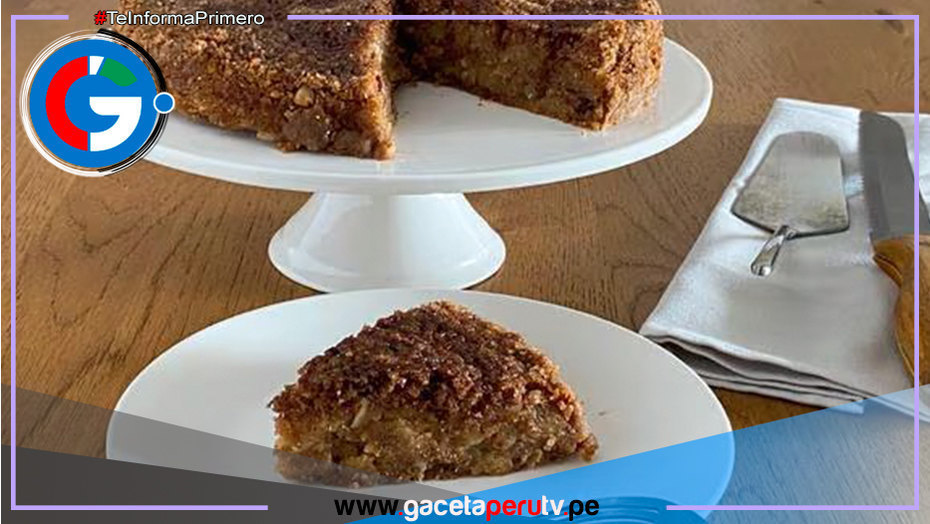 Aprende a preparar esta rica tarta de manzana