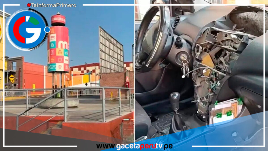 Hombre denuncia robo de autopartes de su vehículo dentro del centro comercial