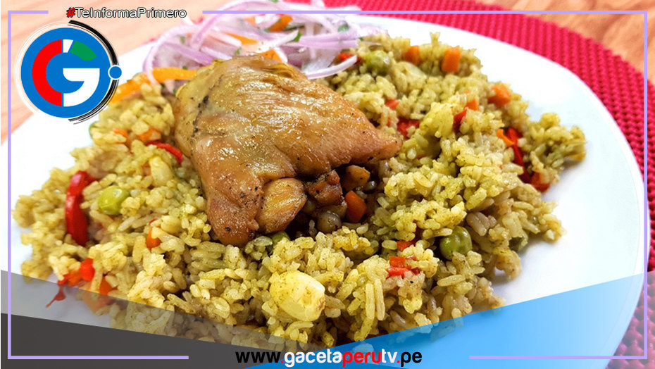 Con un toque chiclayano prepara este rico arroz con pollo