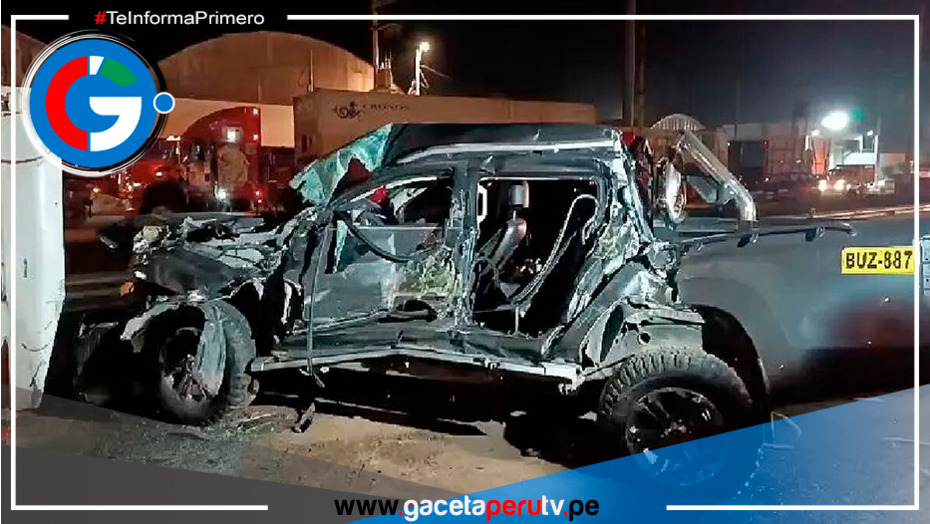 Accidente de tránsito en la Panamericana Sur deja un muerto y varios heridos
