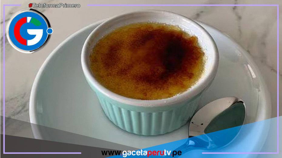 Prepara este rico Creme Brulee
