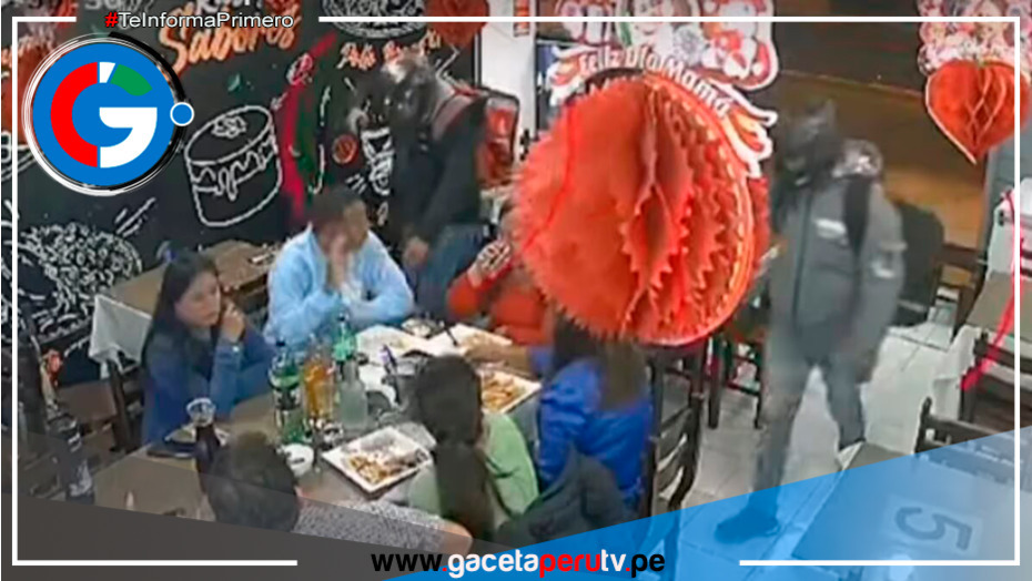 Falsos deliverys asaltan a comensales que celebraban el Día de la Madre