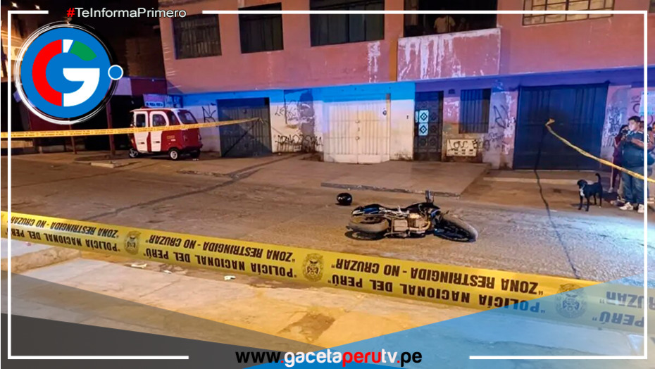 SJL: Un motociclista sobrevivió a un ataque armado