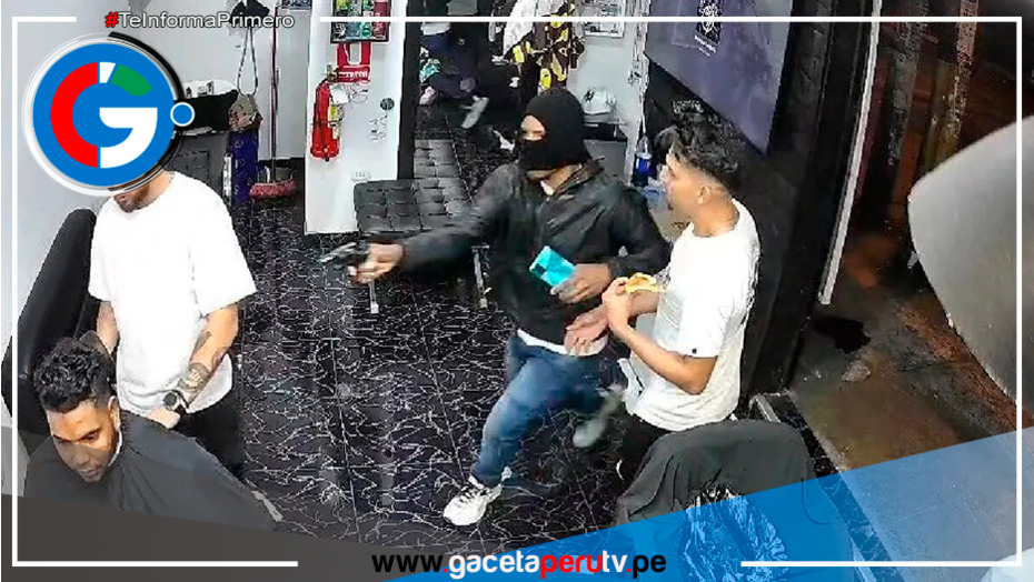 Un Joven venezolano fue asesinado a balazos en una barbería de Ate 