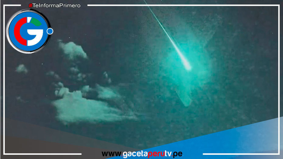 Agencia espacial explica aparición de bólido en España y Portugal 