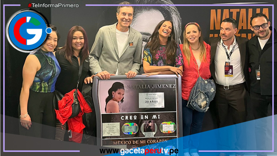 Natalia Jiménez celebra 20 años de carrera con un concierto en la Arena CDMX
