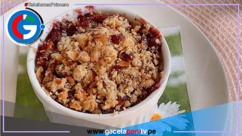 Aprende a cocinar un rico crocante de manzana