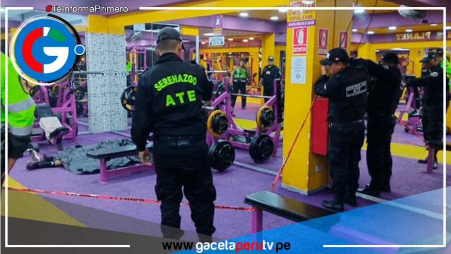 Un hombre es acribillado a balazos en gimnasio de Ate