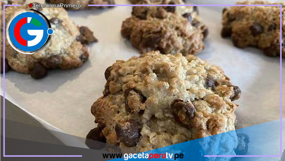 Prepara unas deliciosas galletas de avena con chispas de chocolate