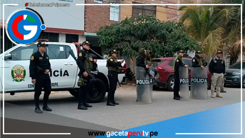 PNP desarticula banda criminal en Chiclayo 