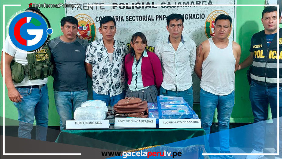 Desarticulan banda "Los Tamberos de Bambamarca" y decomisan más de 14 kilos de droga