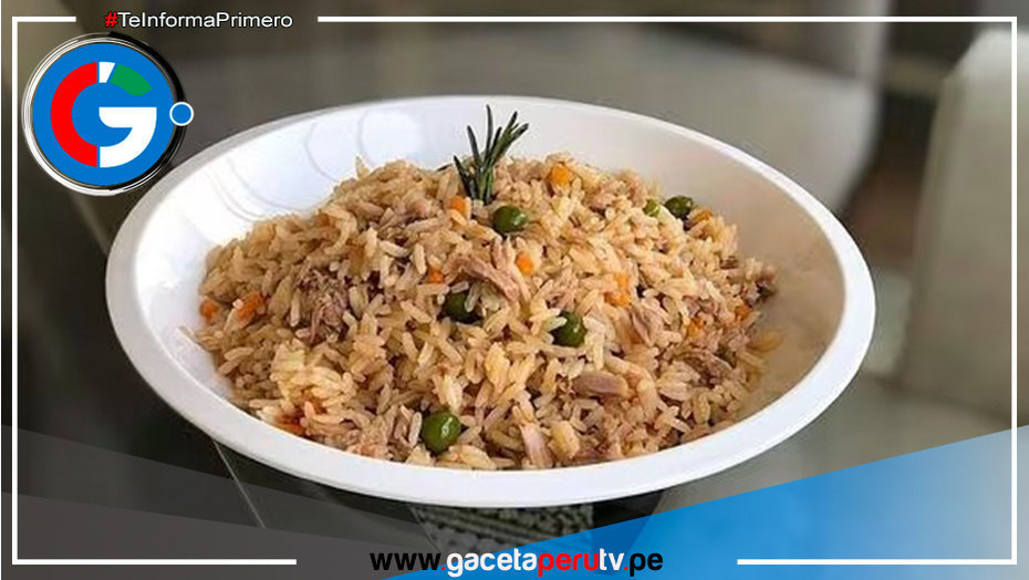 Prepara un rico arroz con atún